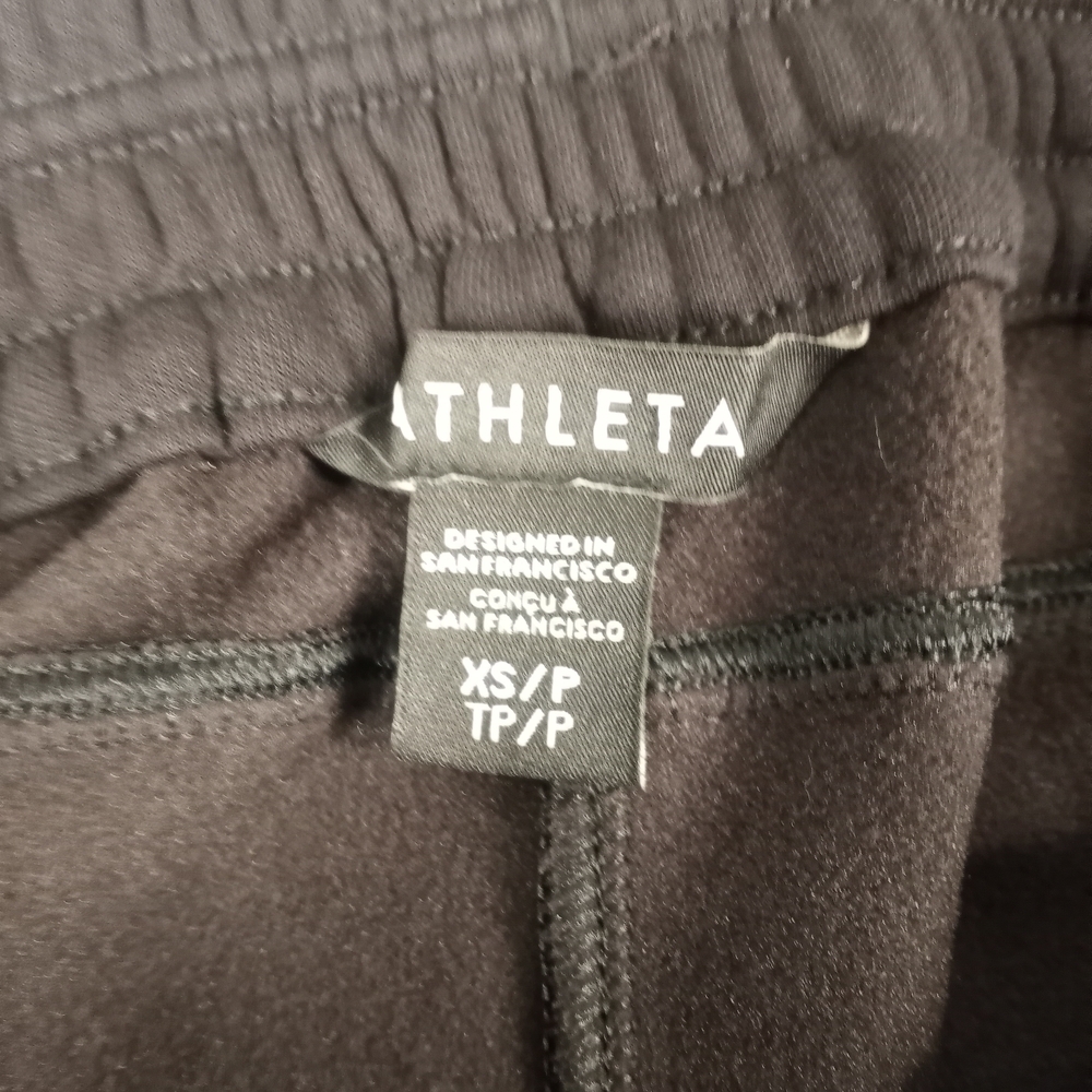 Athleta Women's. Triumph Hybrid Wide Leg Cropped Pants Size XS Black NWT - Picture 7 of 13